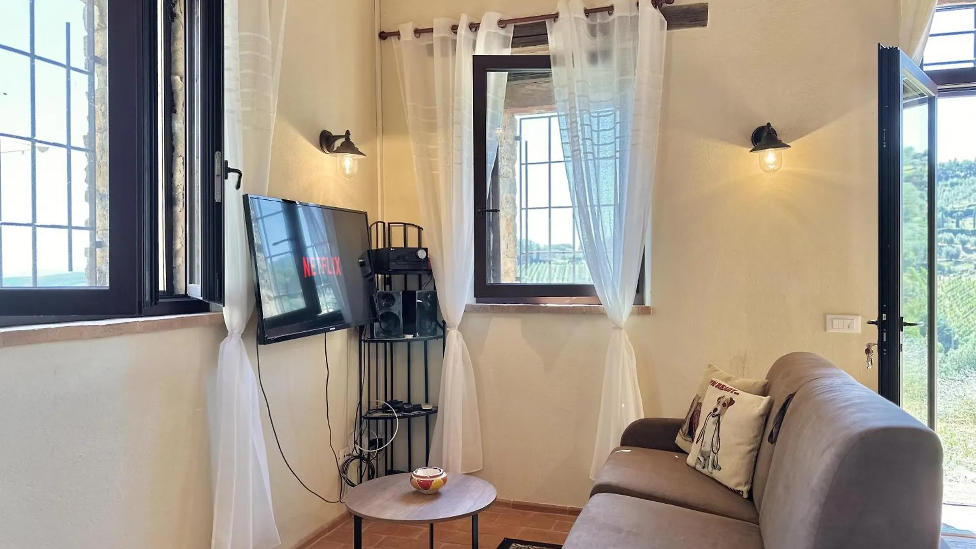 Nuovissimo Loft Panoramico Con Giardino A Montalcino Apartment Italy