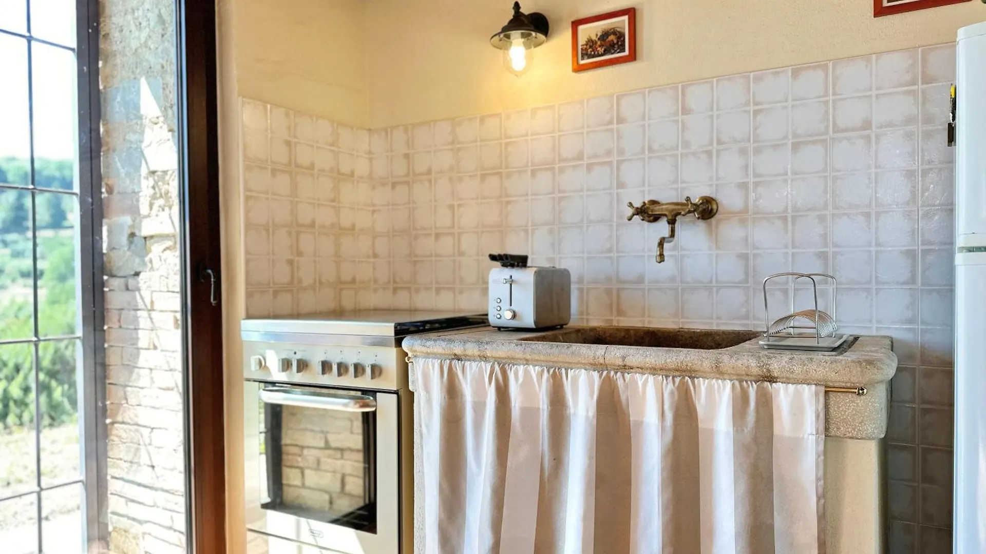 Nuovissimo Loft Panoramico Con Giardino A Montalcino Apartment